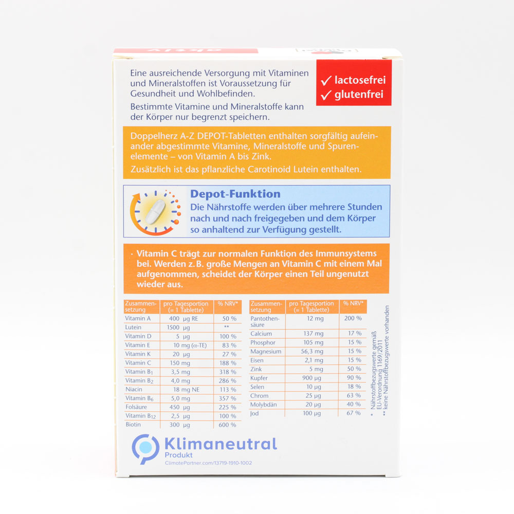 DOPPELHERZ A-Z Complete Depot Tabletten DOPPELHERZ A-Z Complete Depot Tabletten