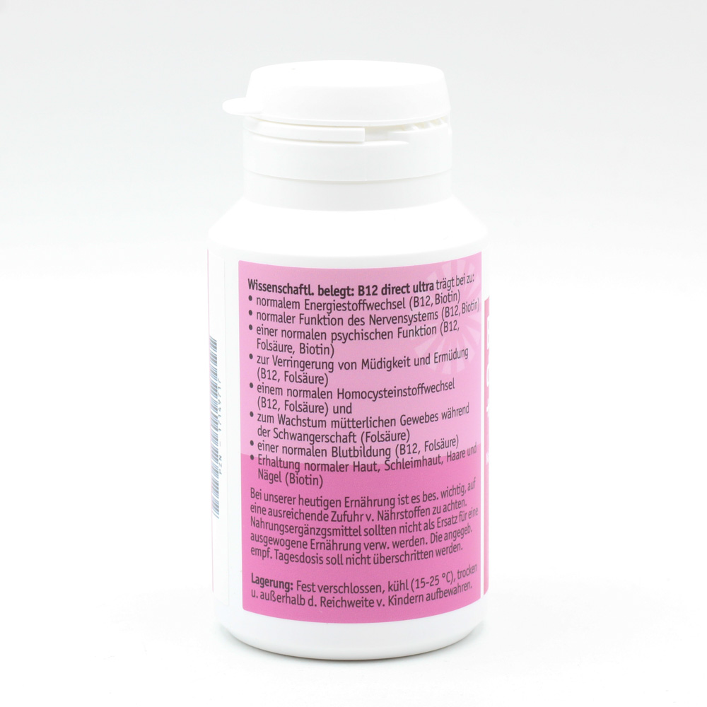 B12 DIRECT ultra+Biotin Lutschtabletten B12 DIRECT ultra+Biotin Lutschtabletten