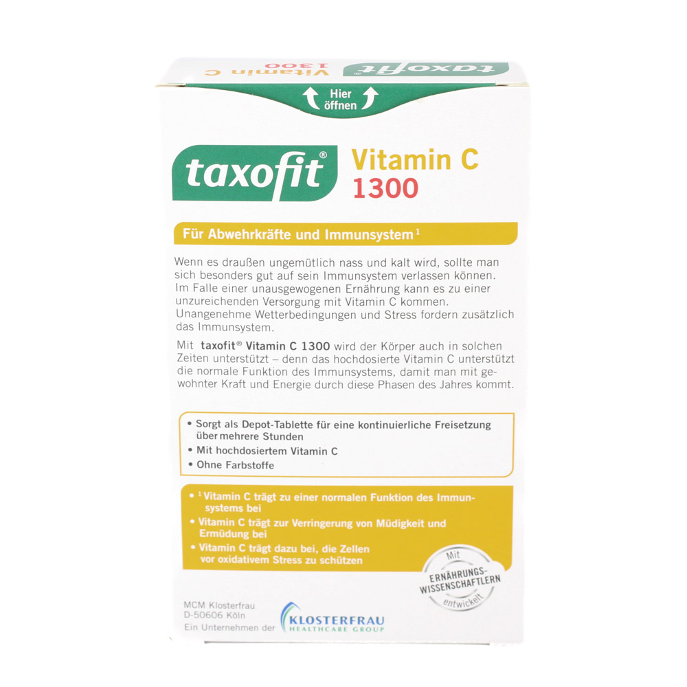 TAXOFIT Vitamin C 1300 Tabletten TAXOFIT Vitamin C 1300 Tabletten