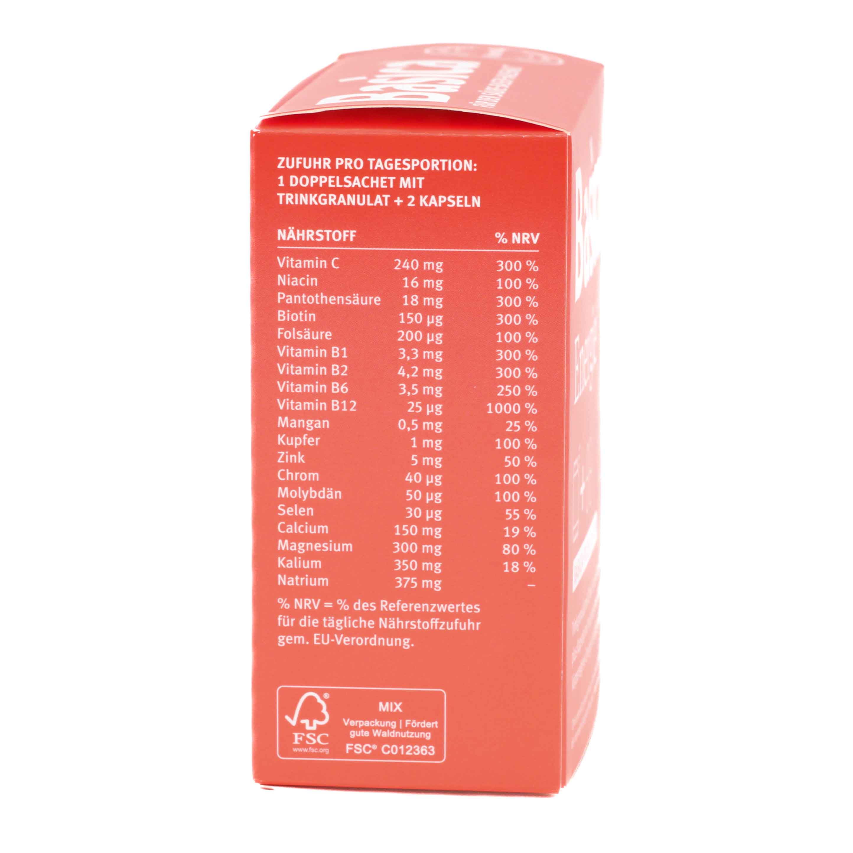 BASICA Energie Trinkgranulat+Kapseln f.7 Tage Kpg. BASICA Energie Trinkgranulat+Kapseln f.7 Tage Kpg.