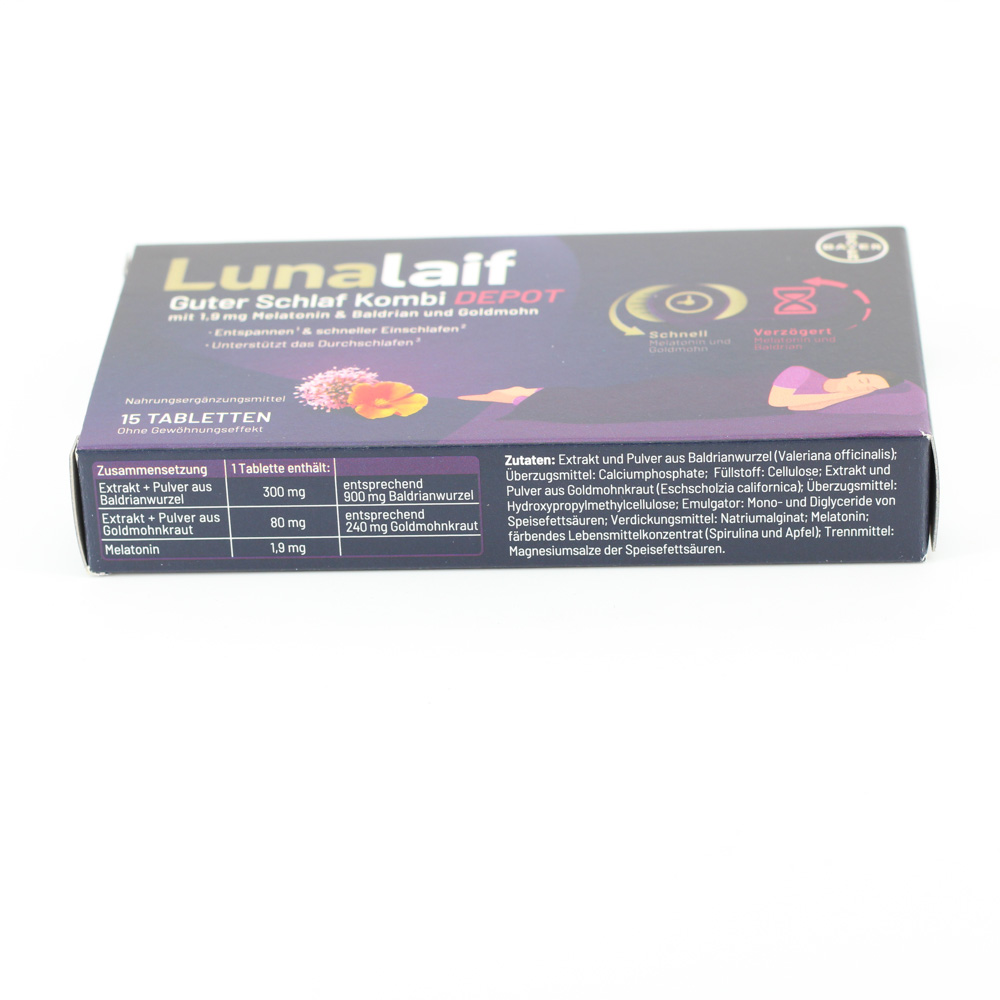 LUNALAIF Guter Schlaf Kombi Depot Tabletten LUNALAIF Guter Schlaf Kombi Depot Tabletten