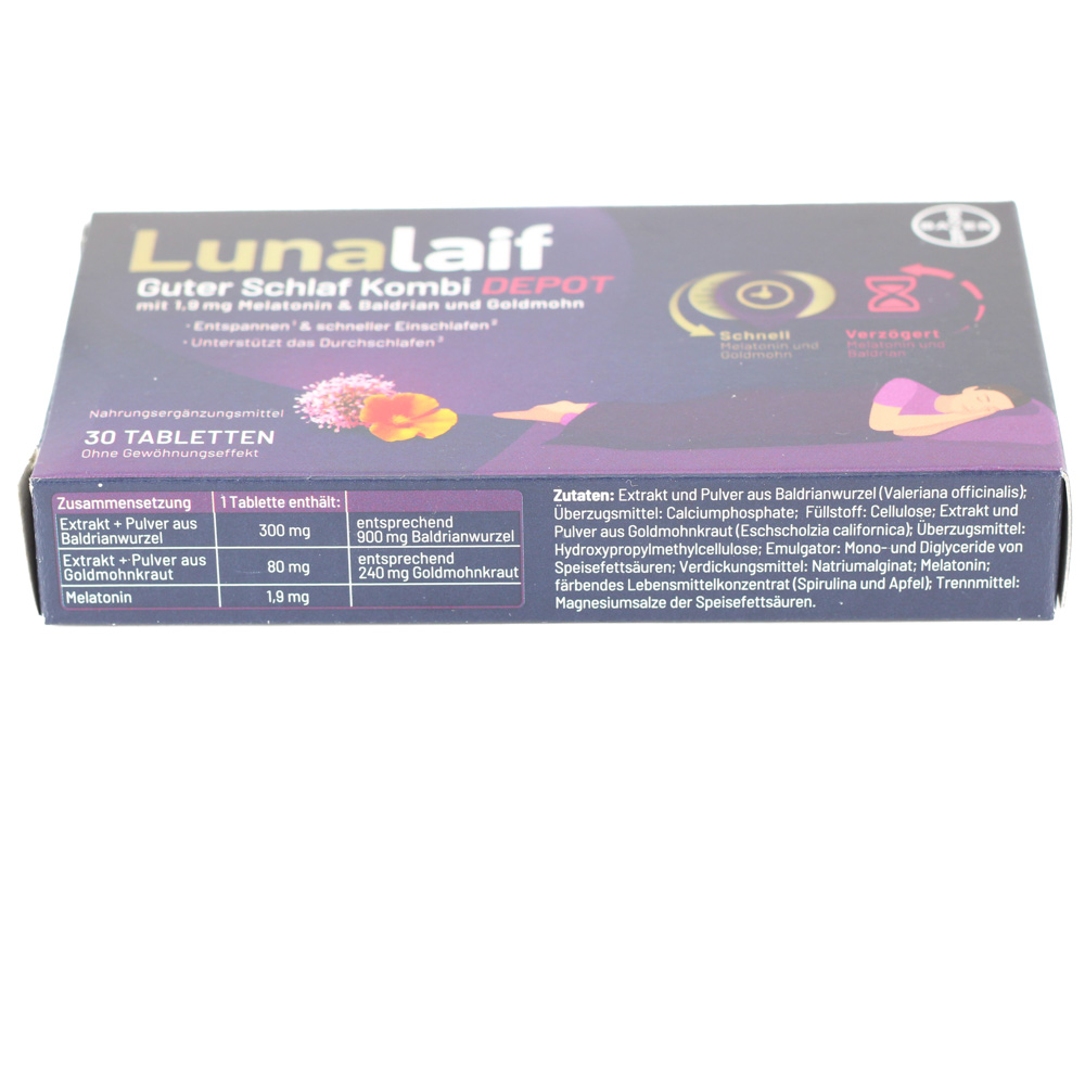 LUNALAIF Guter Schlaf Kombi Depot Tabletten LUNALAIF Guter Schlaf Kombi Depot Tabletten