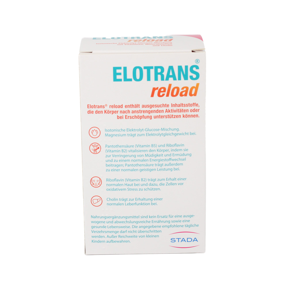 ELOTRANS reload Elektrolyt-Pulver m.Vitaminen Btl. ELOTRANS reload Elektrolyt-Pulver m.Vitaminen Btl.