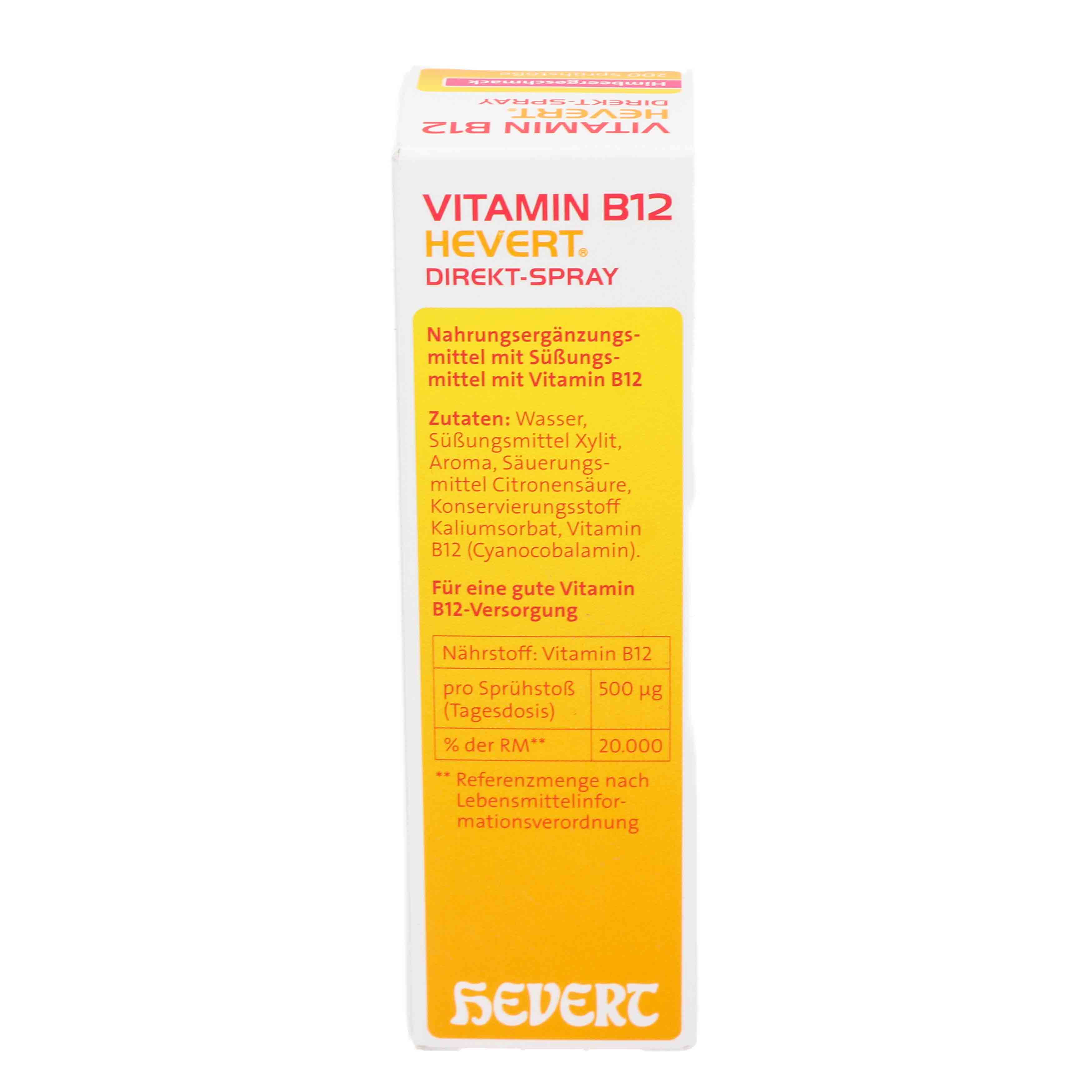 VITAMIN B12 HEVERT Direkt-Spray VITAMIN B12 HEVERT Direkt-Spray