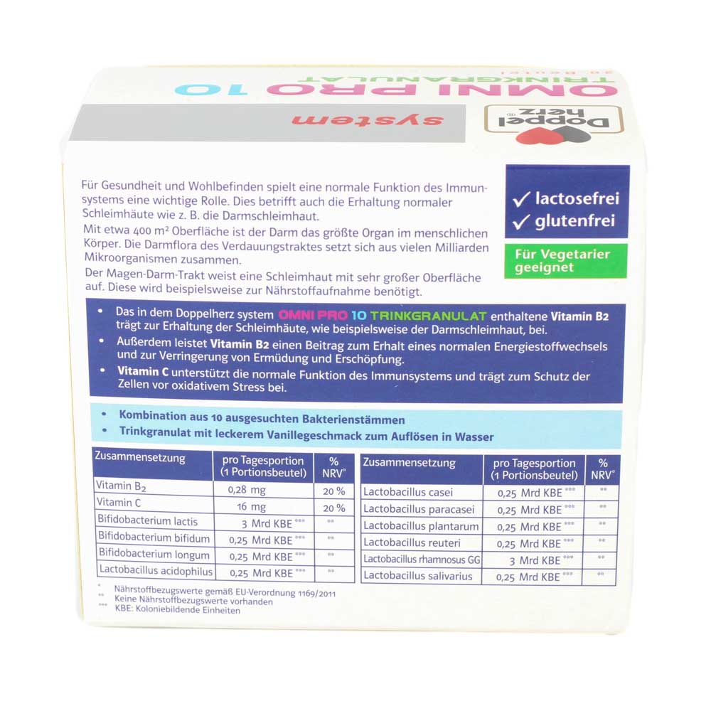 DOPPELHERZ Omni Pro 10 system Trinkgranulat DOPPELHERZ Omni Pro 10 system Trinkgranulat