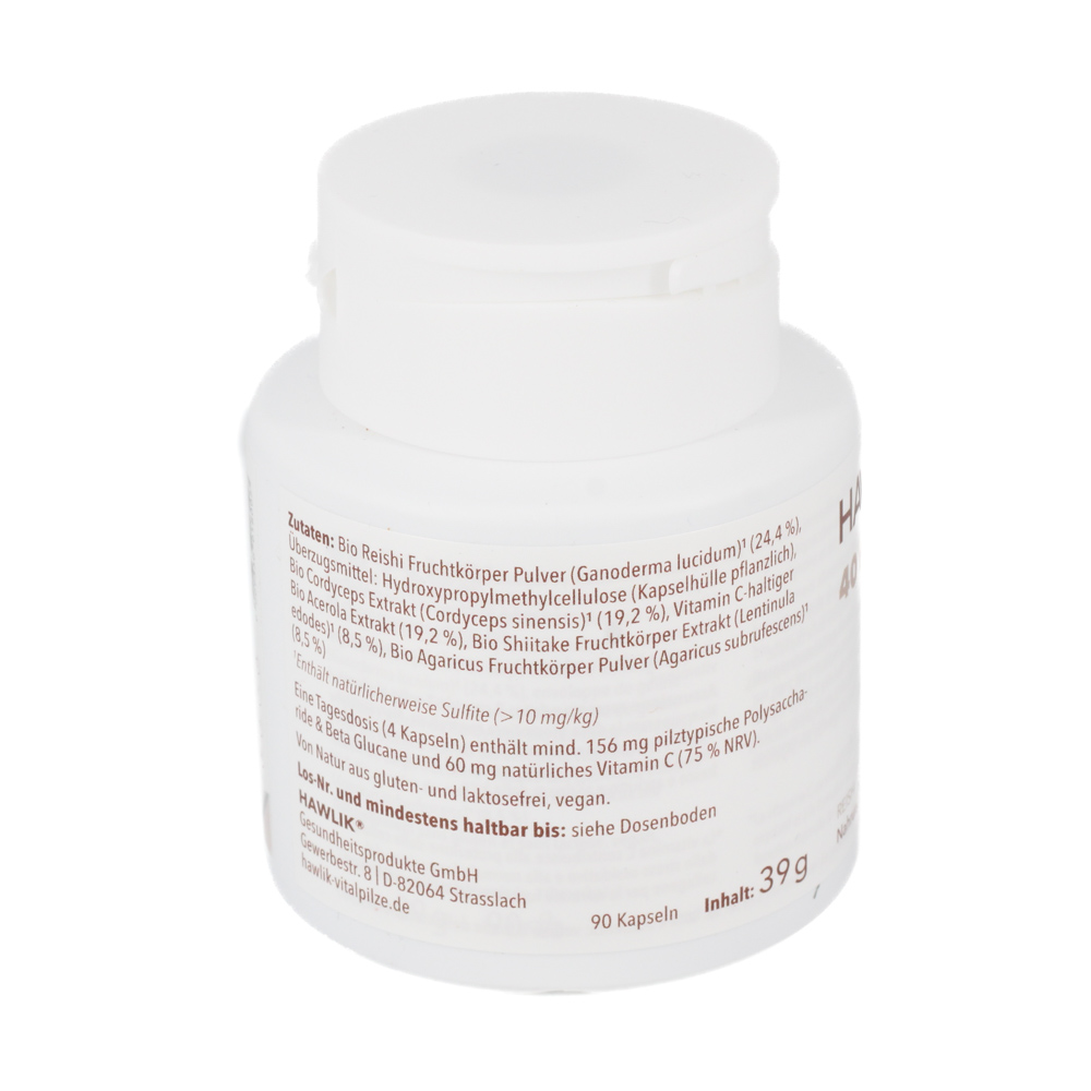 BIO 40 Plus Vitalpilzmischung Kapseln BIO 40 Plus Vitalpilzmischung Kapseln
