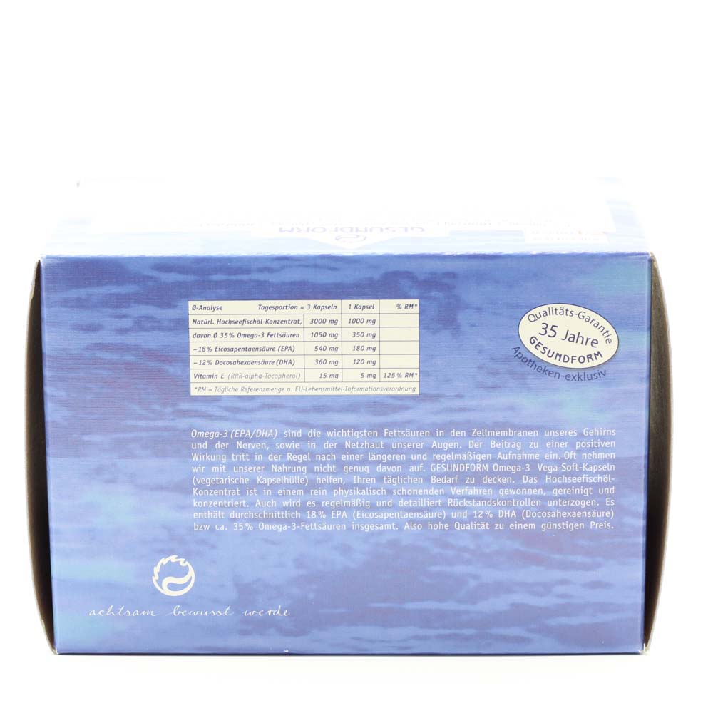 GESUNDFORM Omega-3 1.000 mg Kapseln GESUNDFORM Omega-3 1.000 mg Kapseln