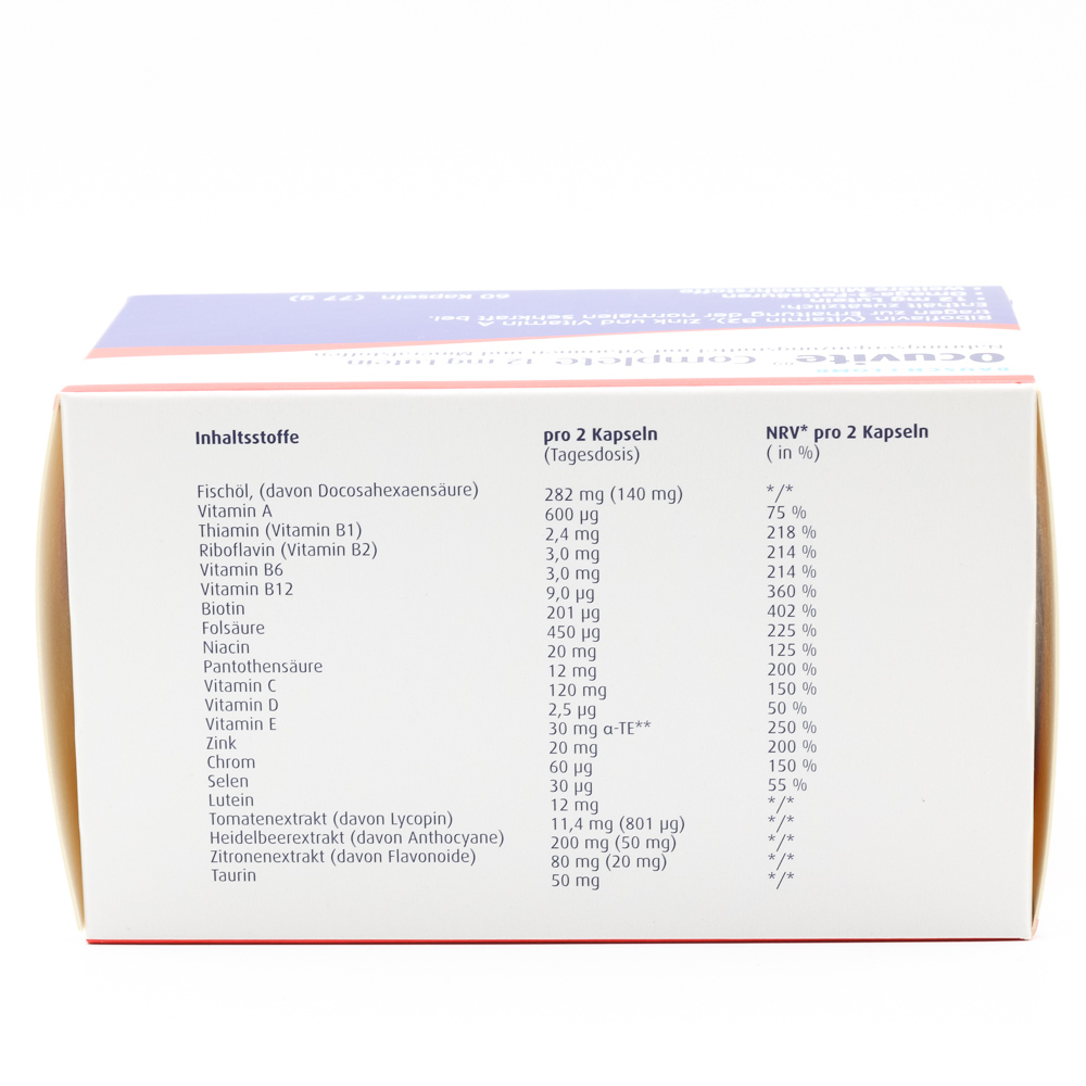 OCUVITE Complete 12 mg Lutein Kapseln OCUVITE Complete 12 mg Lutein Kapseln