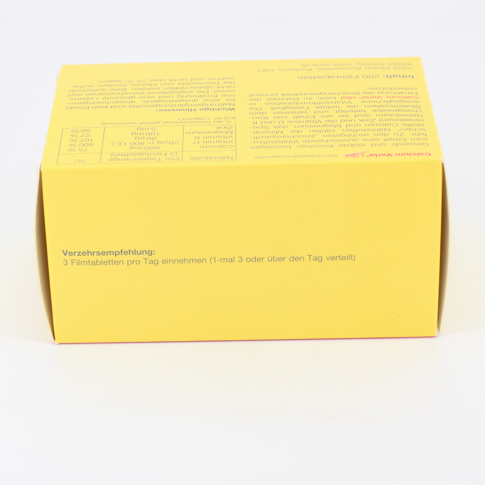 CALCIUM VERLA Vital Filmtabletten CALCIUM VERLA Vital Filmtabletten