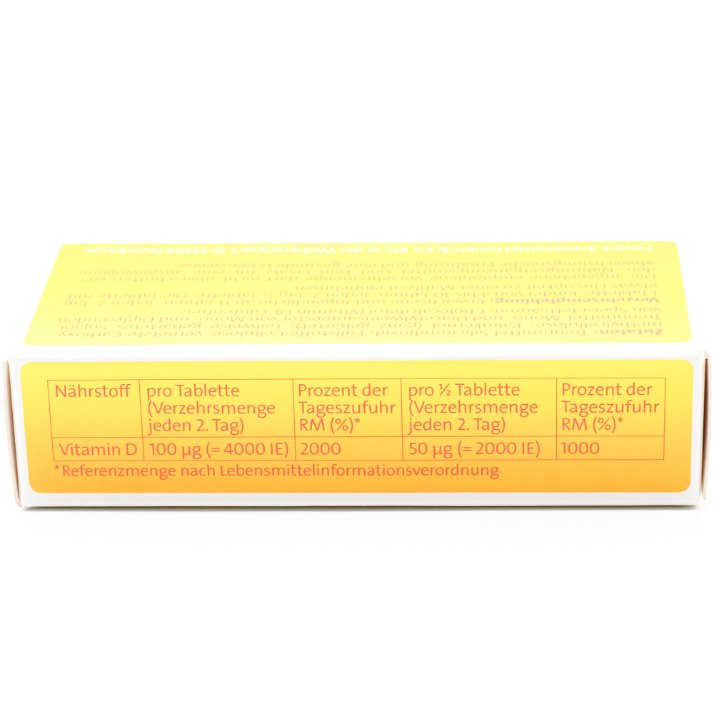 VITAMIN D3 HEVERT 4000 I.E. Tabletten VITAMIN D3 HEVERT 4000 I.E. Tabletten