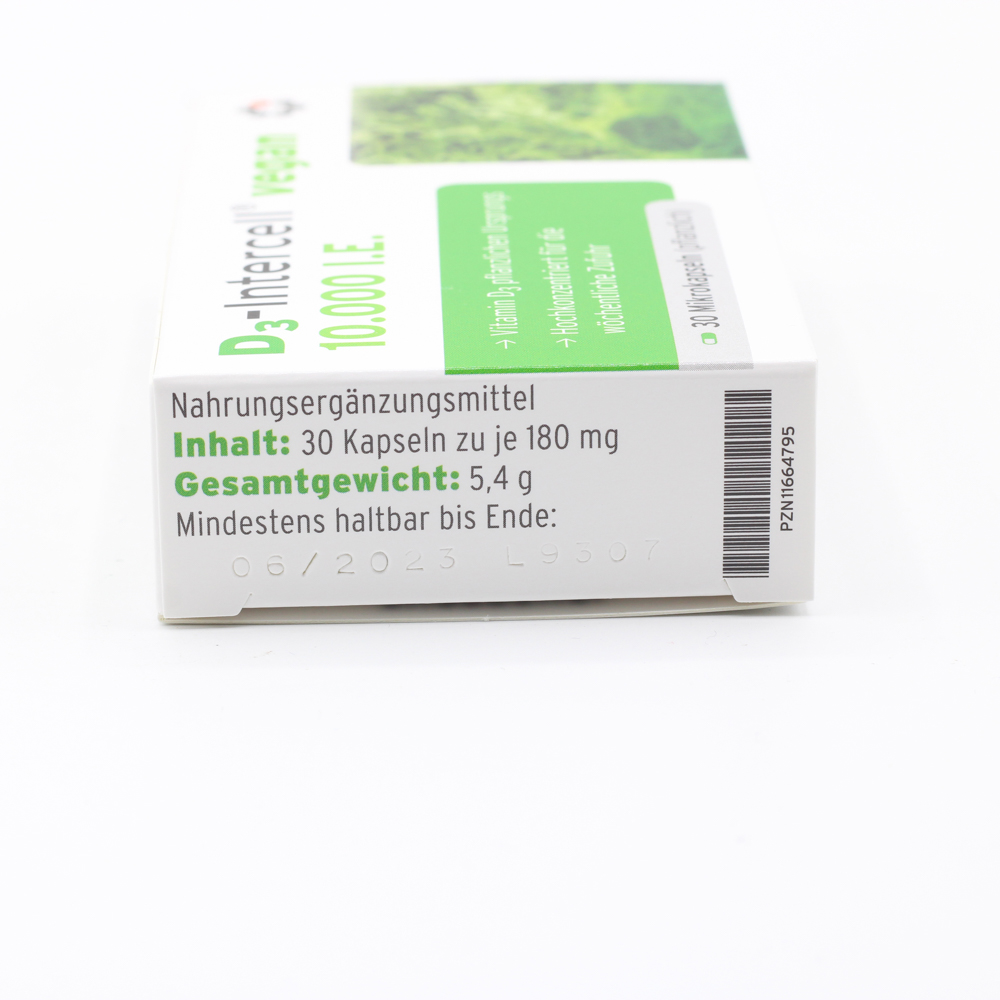 D3-INTERCELL vegan 10.000 I.E. Kapseln D3-INTERCELL vegan 10.000 I.E. Kapseln