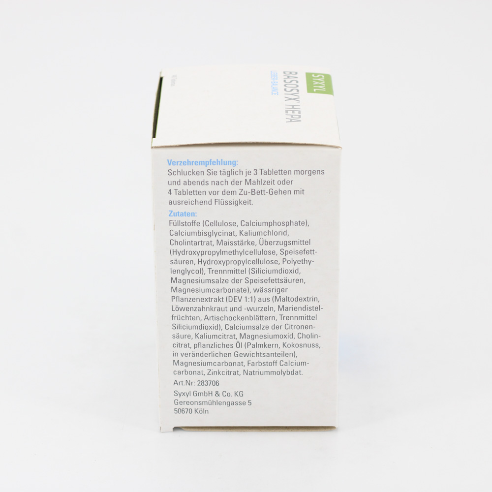 BASOSYX Hepa Syxyl Tabletten BASOSYX Hepa Syxyl Tabletten