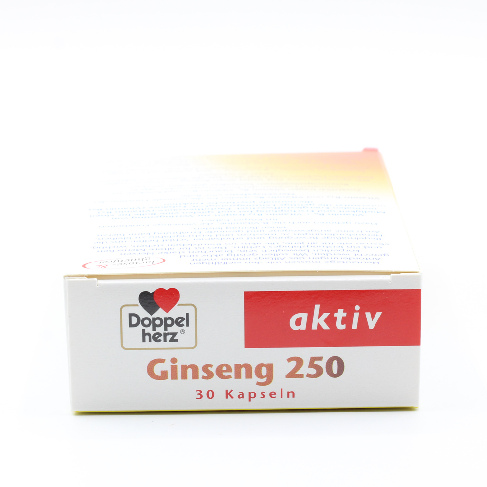 DOPPELHERZ Ginseng 250+B-Vitamine+Zink Kapseln DOPPELHERZ Ginseng 250+B-Vitamine+Zink Kapseln