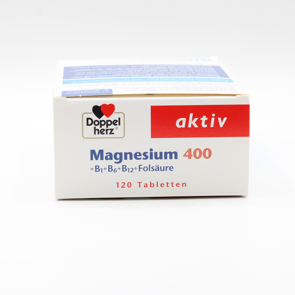 DOPPELHERZ Magnesium 400+B1+B6+B12+Folsäure Tabl. DOPPELHERZ Magnesium 400+B1+B6+B12+Folsäure Tabl.