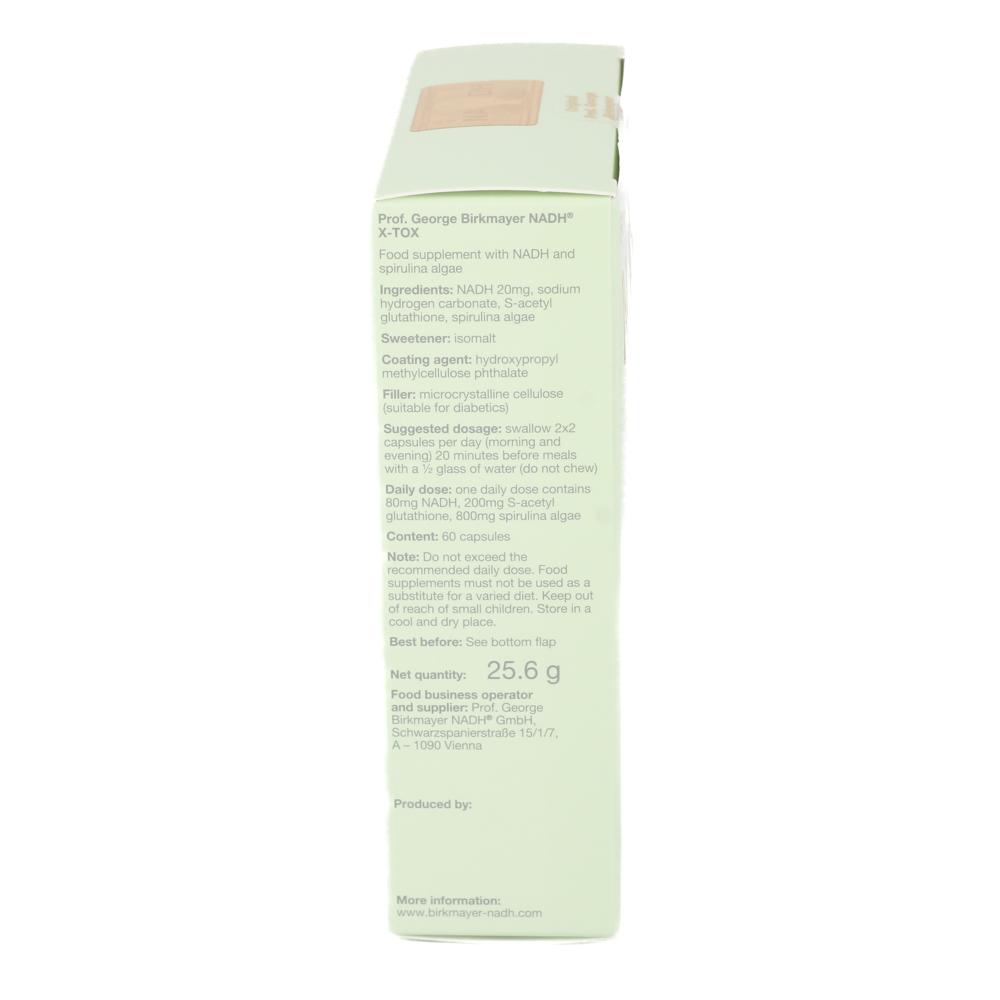 PROF.GEORGE Birkmayer NADH X-TOX Tabletten PROF.GEORGE Birkmayer NADH X-TOX Tabletten