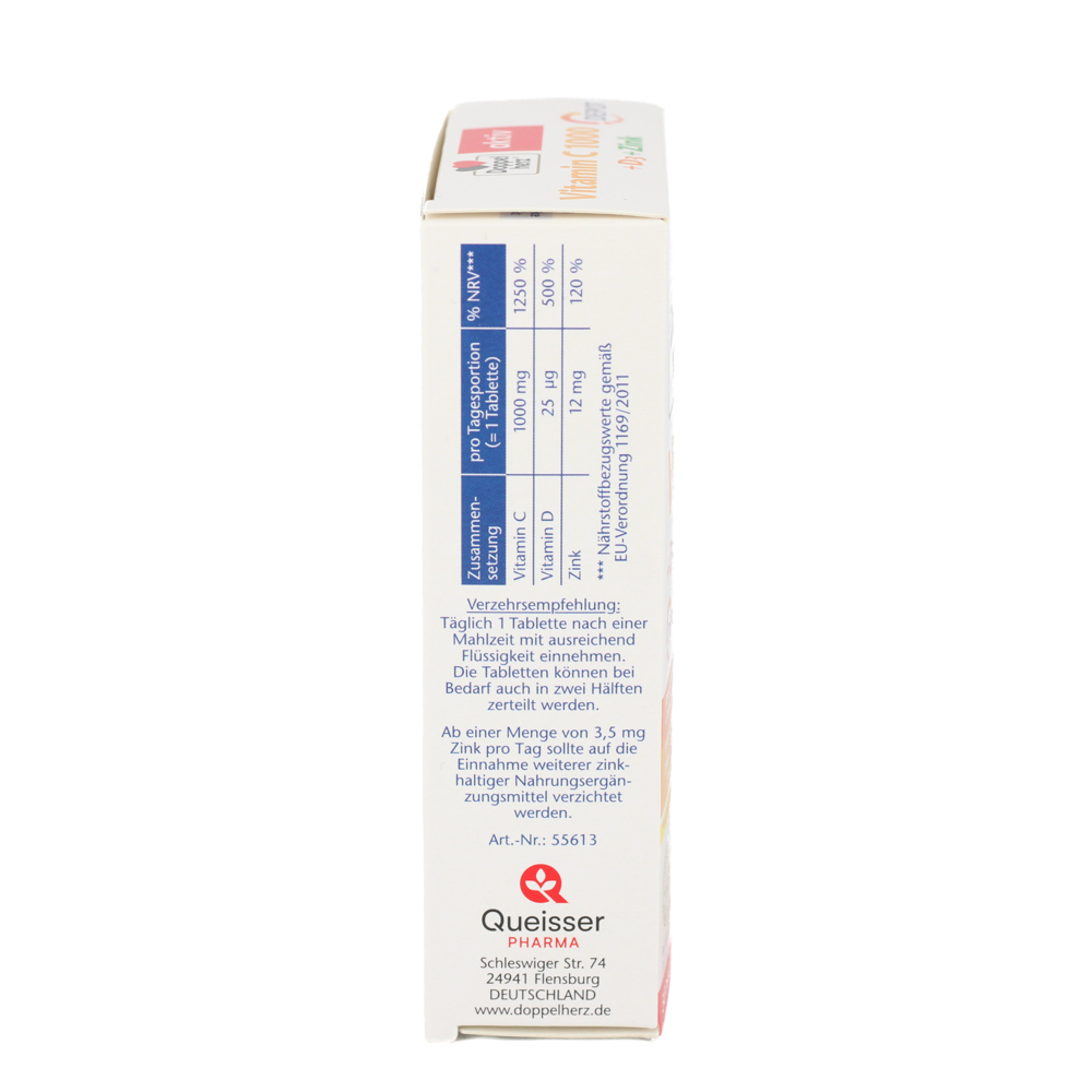 DOPPELHERZ Vitamin C 1000+D3+Zink Depot Tabletten DOPPELHERZ Vitamin C 1000+D3+Zink Depot Tabletten