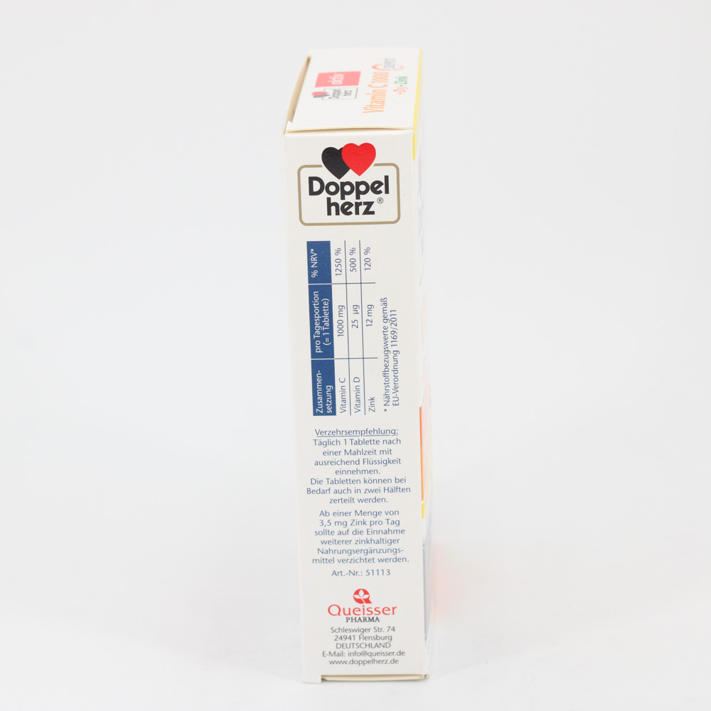 DOPPELHERZ Vitamin C 1000+D3+Zink Depot Tabletten DOPPELHERZ Vitamin C 1000+D3+Zink Depot Tabletten