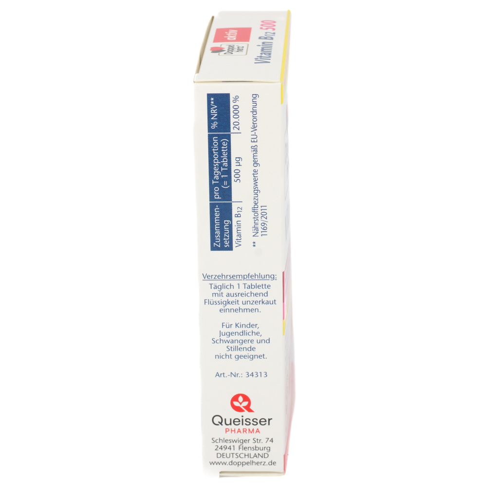 DOPPELHERZ Vitamin B12 500 Tabletten DOPPELHERZ Vitamin B12 500 Tabletten