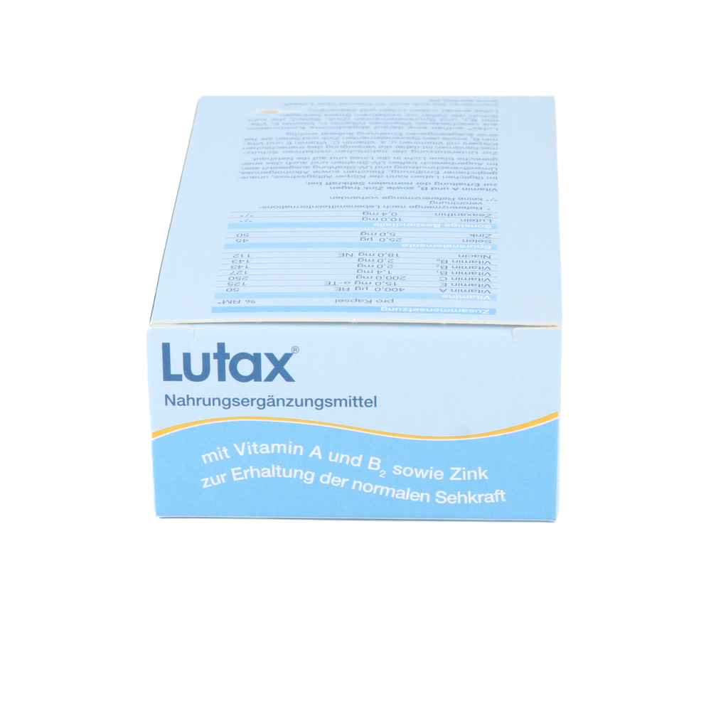 LUTAX 10 mg Lutein Kapseln LUTAX 10 mg Lutein Kapseln