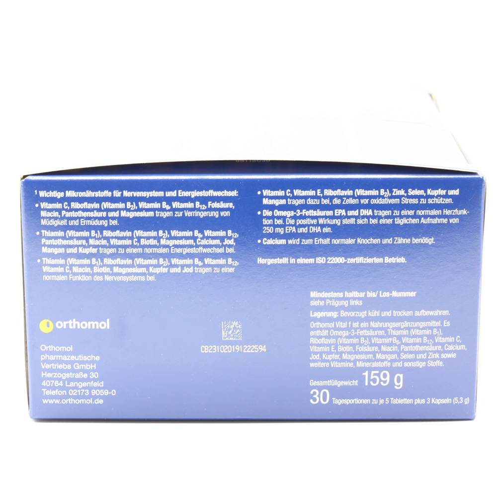 ORTHOMOL Vital F Tabletten/Kaps.Kombipack.30 Tage ORTHOMOL Vital F Tabletten/Kaps.Kombipack.30 Tage