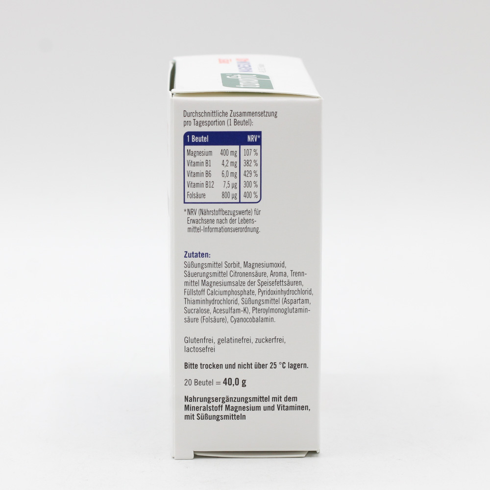 TAXOFIT Magnesium 400+B1+B6+B12+Folsäure 800 Gran. TAXOFIT Magnesium 400+B1+B6+B12+Folsäure 800 Gran.
