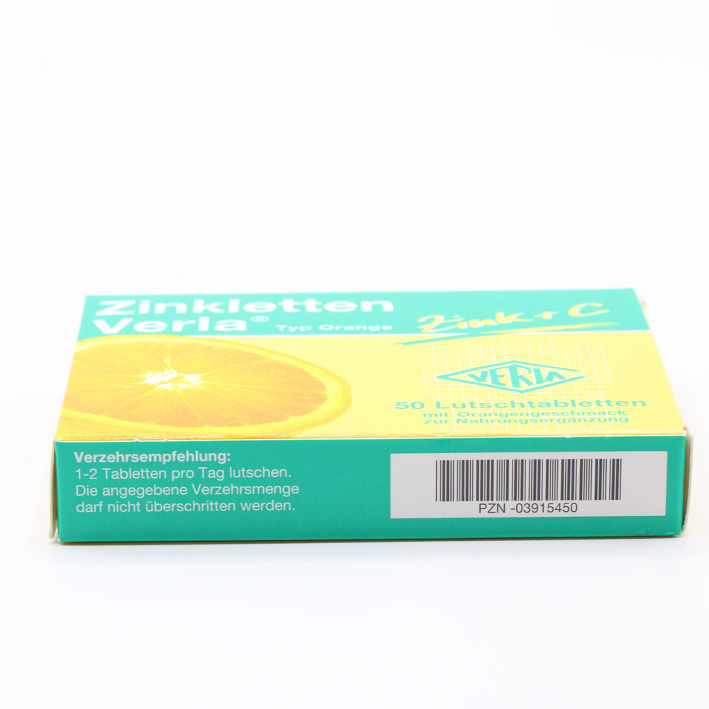 ZINKLETTEN Verla Orange Lutschtabletten ZINKLETTEN Verla Orange Lutschtabletten