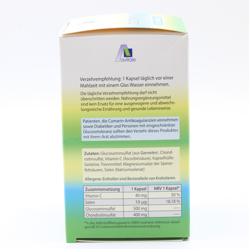 GLUCOSAMIN 500 mg+Chondroitin 400 mg Kapseln GLUCOSAMIN 500 mg+Chondroitin 400 mg Kapseln