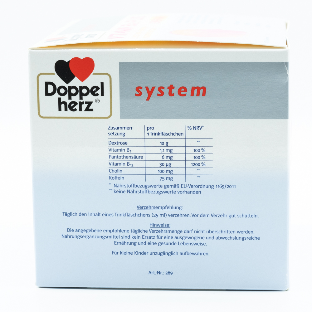 DOPPELHERZ Vitamin B12 Plus system Trinkampullen DOPPELHERZ Vitamin B12 Plus system Trinkampullen
