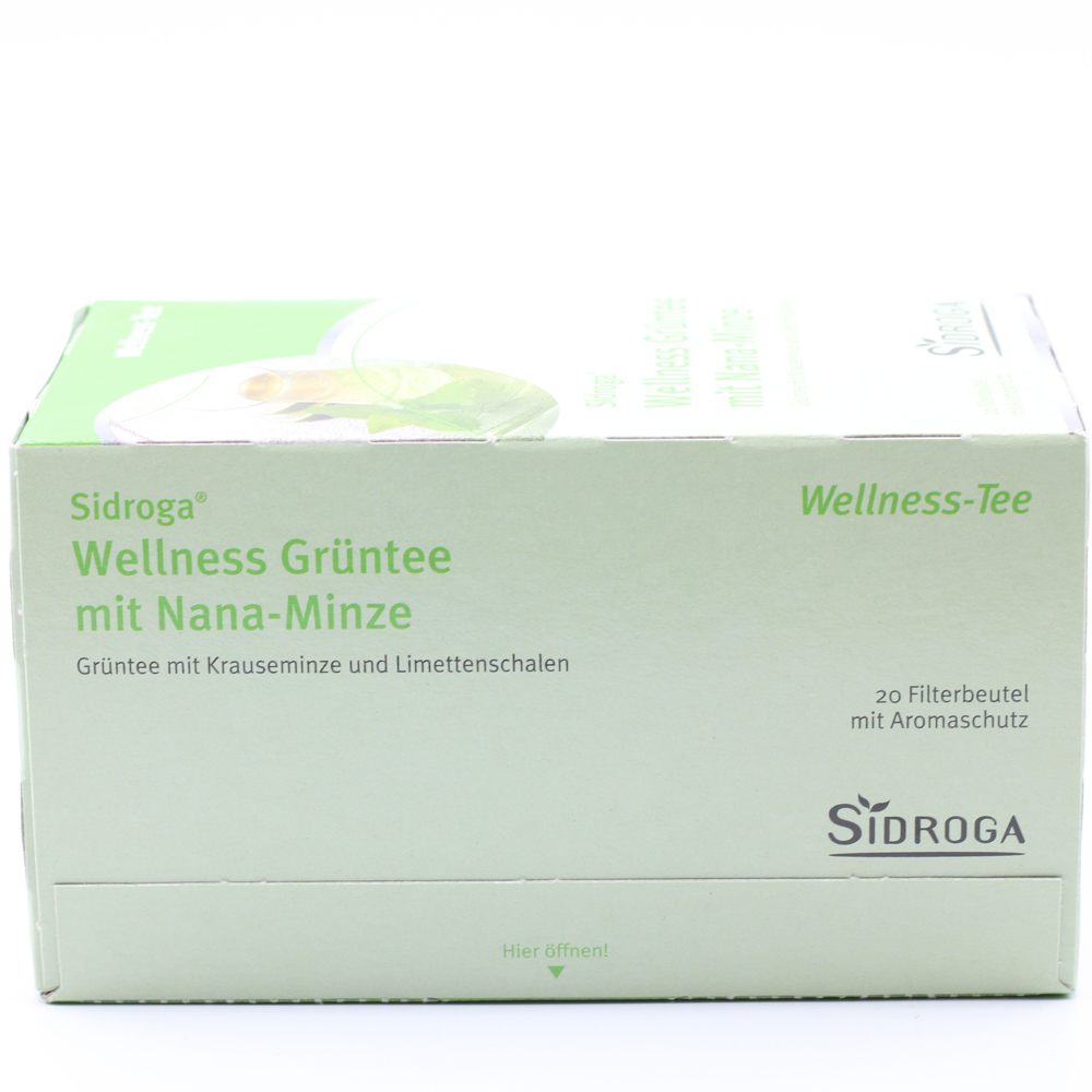 SIDROGA Wellness Grüntee m. Nana-Minze Filterb. SIDROGA Wellness Grüntee m. Nana-Minze Filterb.