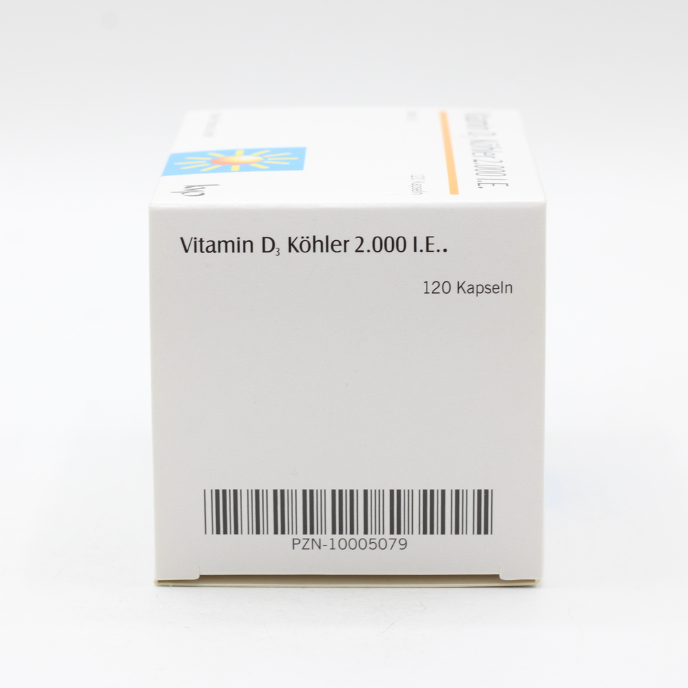 VITAMIN D3 KÖHLER 2.000 I.E. Kapseln VITAMIN D3 KÖHLER 2.000 I.E. Kapseln
