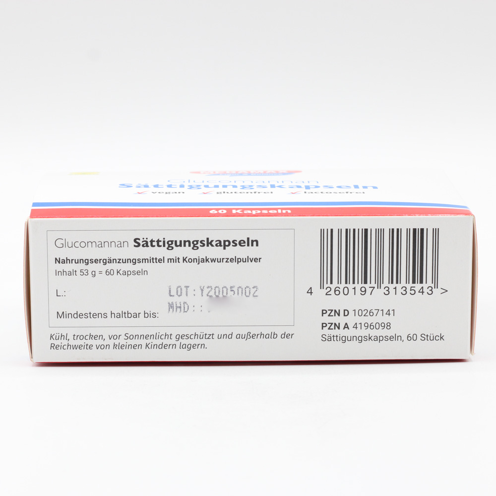 MEGAMAX Sättigungskapseln Glucomannan MEGAMAX Sättigungskapseln Glucomannan