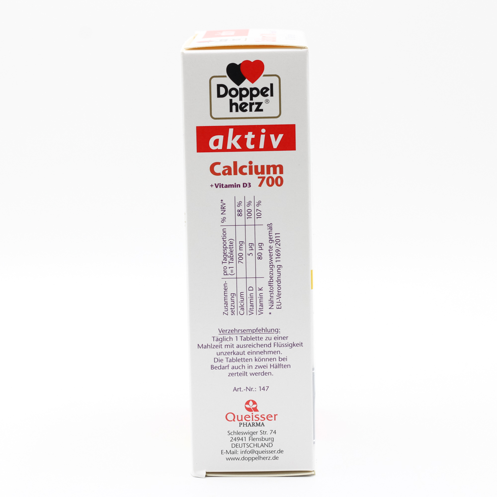 DOPPELHERZ Calcium 700+Vitamin D3 Tabletten DOPPELHERZ Calcium 700+Vitamin D3 Tabletten