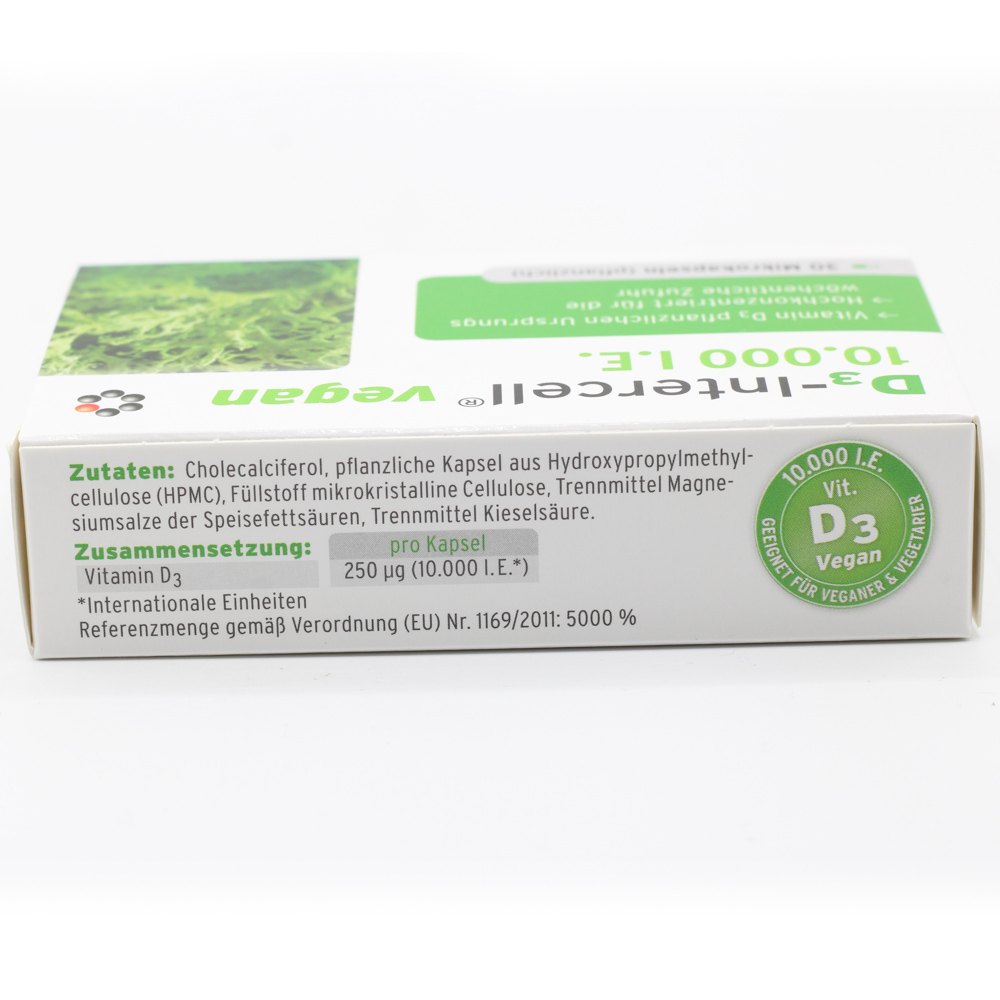 D3-INTERCELL vegan 10.000 I.E. Kapseln D3-INTERCELL vegan 10.000 I.E. Kapseln
