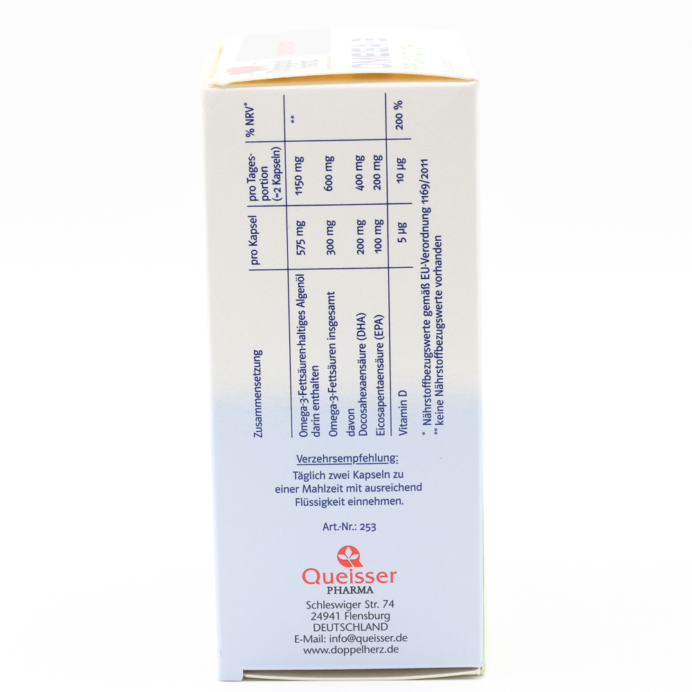 DOPPELHERZ Omega-3 pflanzlich system Kapseln DOPPELHERZ Omega-3 pflanzlich system Kapseln