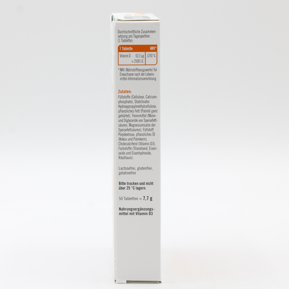 TAXOFIT Vitamin D3 2500 I.E. Tabletten TAXOFIT Vitamin D3 2500 I.E. Tabletten