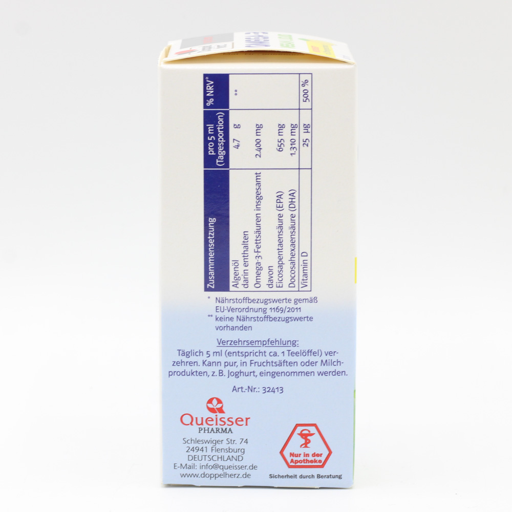 DOPPELHERZ Omega-3 vegan Liquid system DOPPELHERZ Omega-3 vegan Liquid system