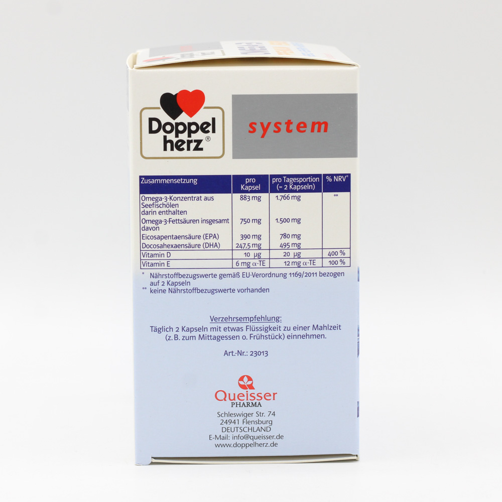 DOPPELHERZ Omega-3 Premium 1500 system Kapseln DOPPELHERZ Omega-3 Premium 1500 system Kapseln