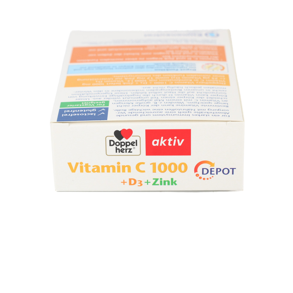 DOPPELHERZ Vitamin C 1000+D3+Zink Depot Tabletten DOPPELHERZ Vitamin C 1000+D3+Zink Depot Tabletten