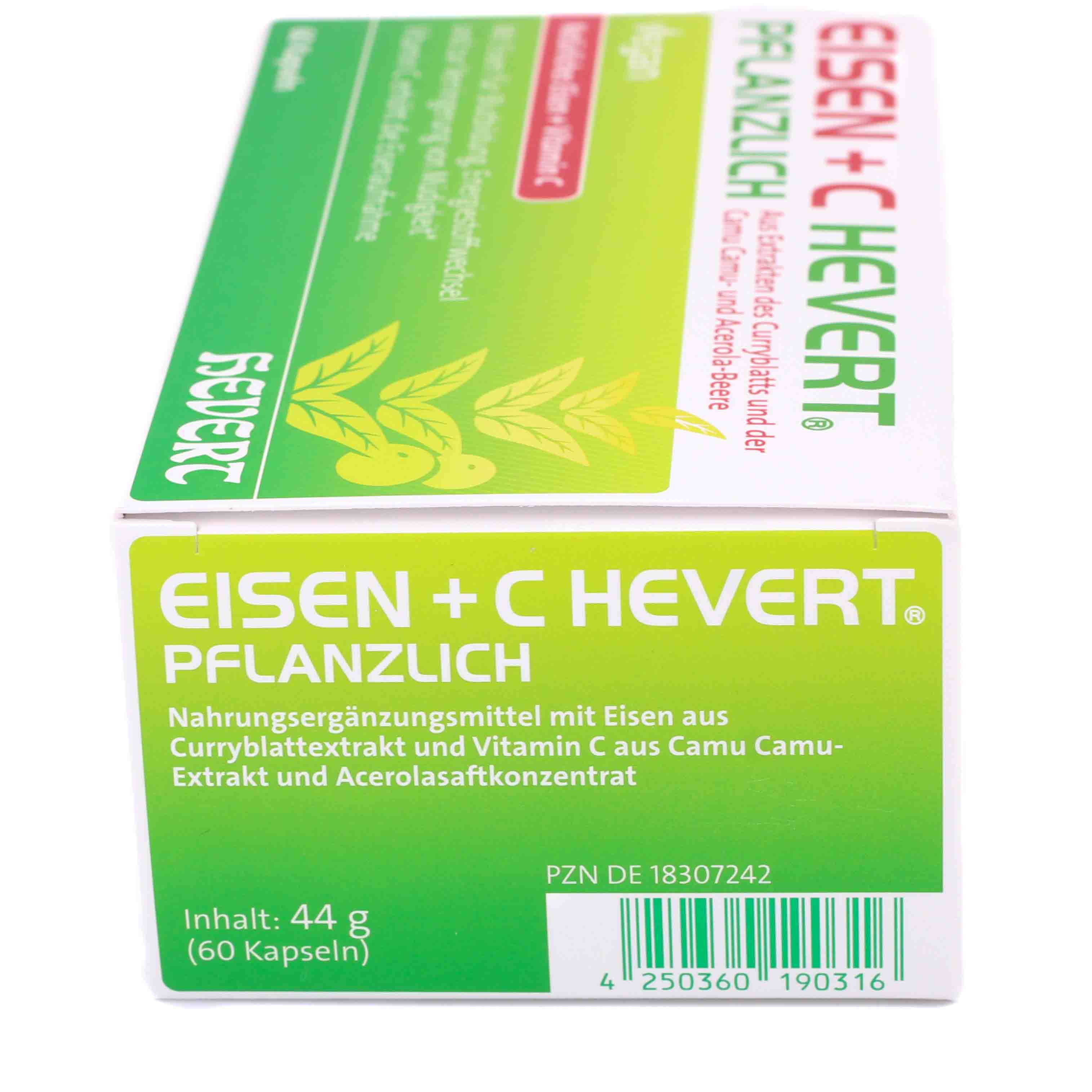 EISEN+C Hevert pflanzlich Kapseln EISEN+C Hevert pflanzlich Kapseln