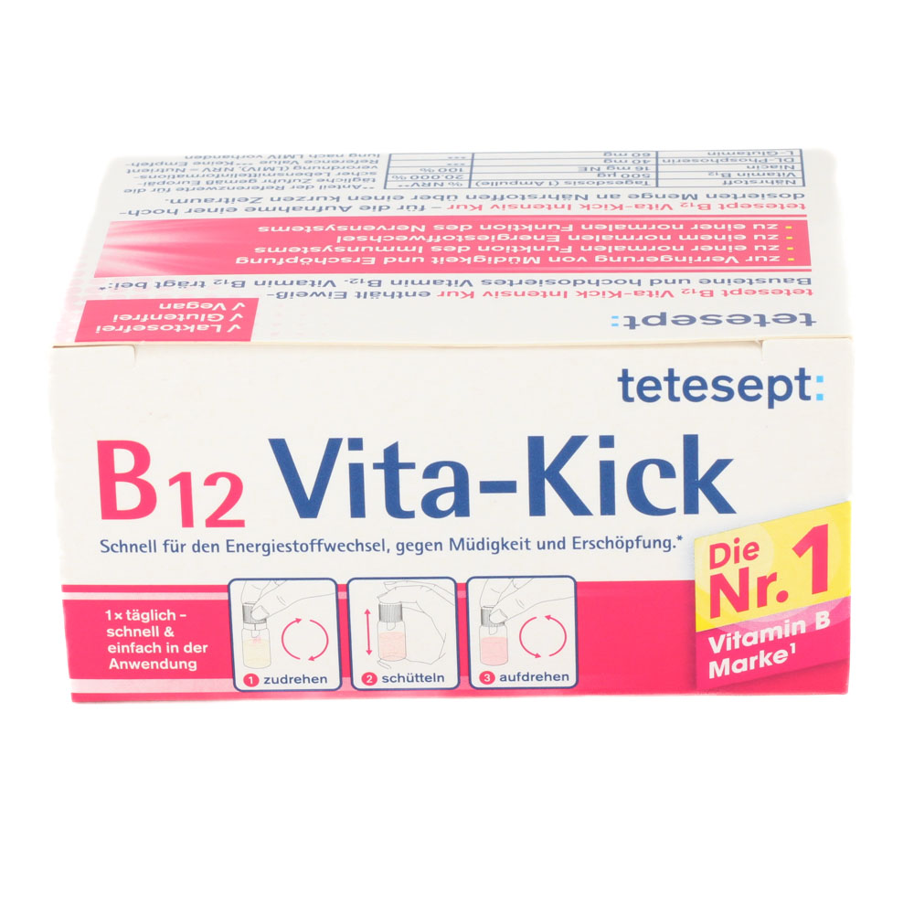 TETESEPT B12 Vita-Kick 500 μg Intensiv-Kur TRA TETESEPT B12 Vita-Kick 500 μg Intensiv-Kur TRA