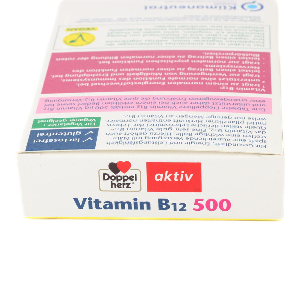 DOPPELHERZ Vitamin B12 500 Tabletten DOPPELHERZ Vitamin B12 500 Tabletten