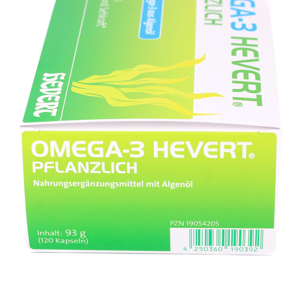 OMEGA-3 HEVERT pflanzlich Weichkapseln OMEGA-3 HEVERT pflanzlich Weichkapseln