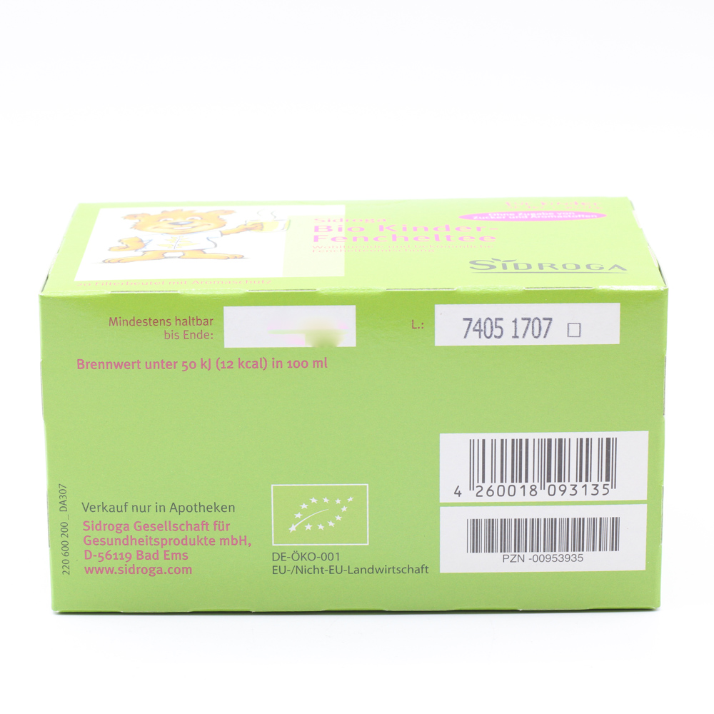 SIDROGA Bio Kinder-Fencheltee Filterbeutel SIDROGA Bio Kinder-Fencheltee Filterbeutel