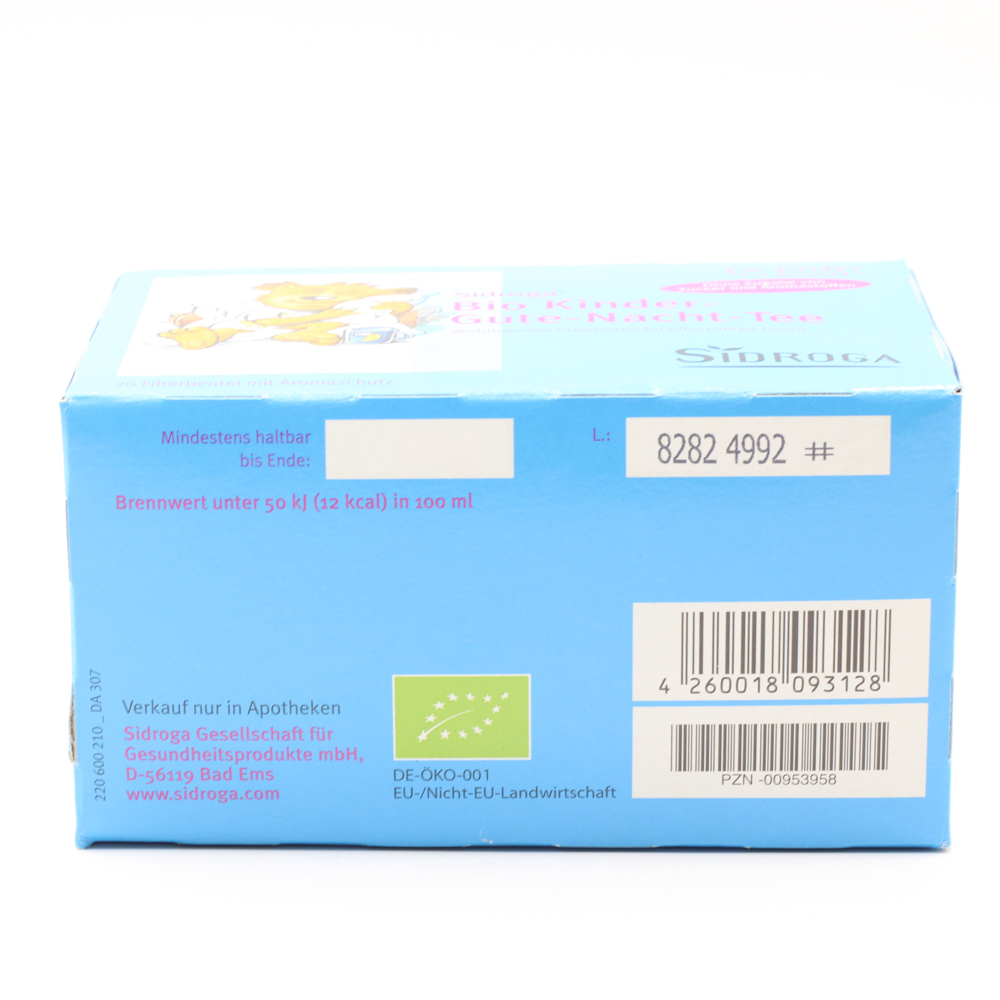 SIDROGA Bio Kinder-Gute-Nacht-Tee Filterbeutel SIDROGA Bio Kinder-Gute-Nacht-Tee Filterbeutel