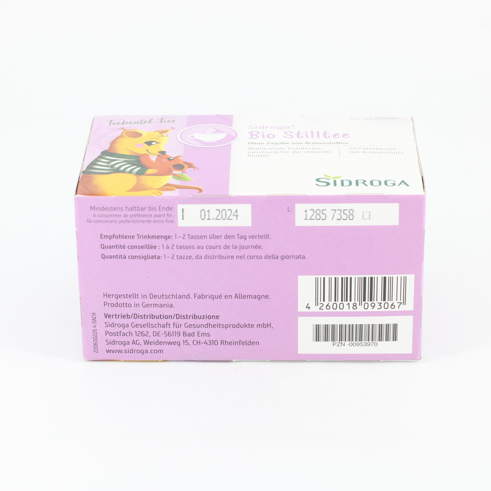 SIDROGA Bio Stilltee Filterbeutel SIDROGA Bio Stilltee Filterbeutel