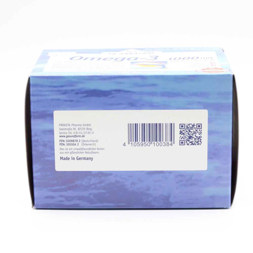 GESUNDFORM Omega-3 1.000 mg Kapseln GESUNDFORM Omega-3 1.000 mg Kapseln