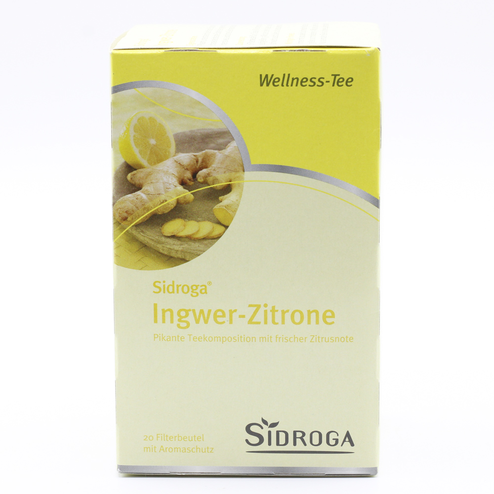 SIDROGA Wellness Ingwer-Zitrone Tee Filterbeutel SIDROGA Wellness Ingwer-Zitrone Tee Filterbeutel
