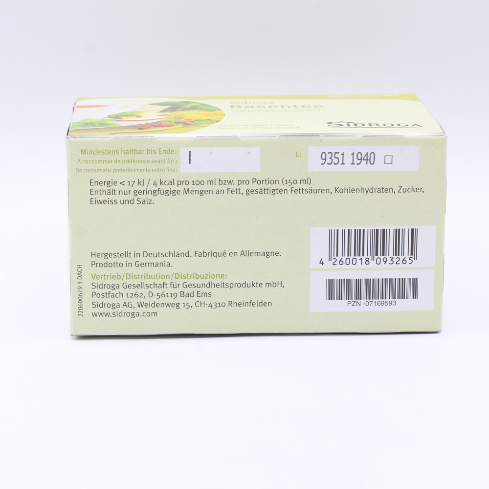SIDROGA Wellness Basentee Filterbeutel SIDROGA Wellness Basentee Filterbeutel