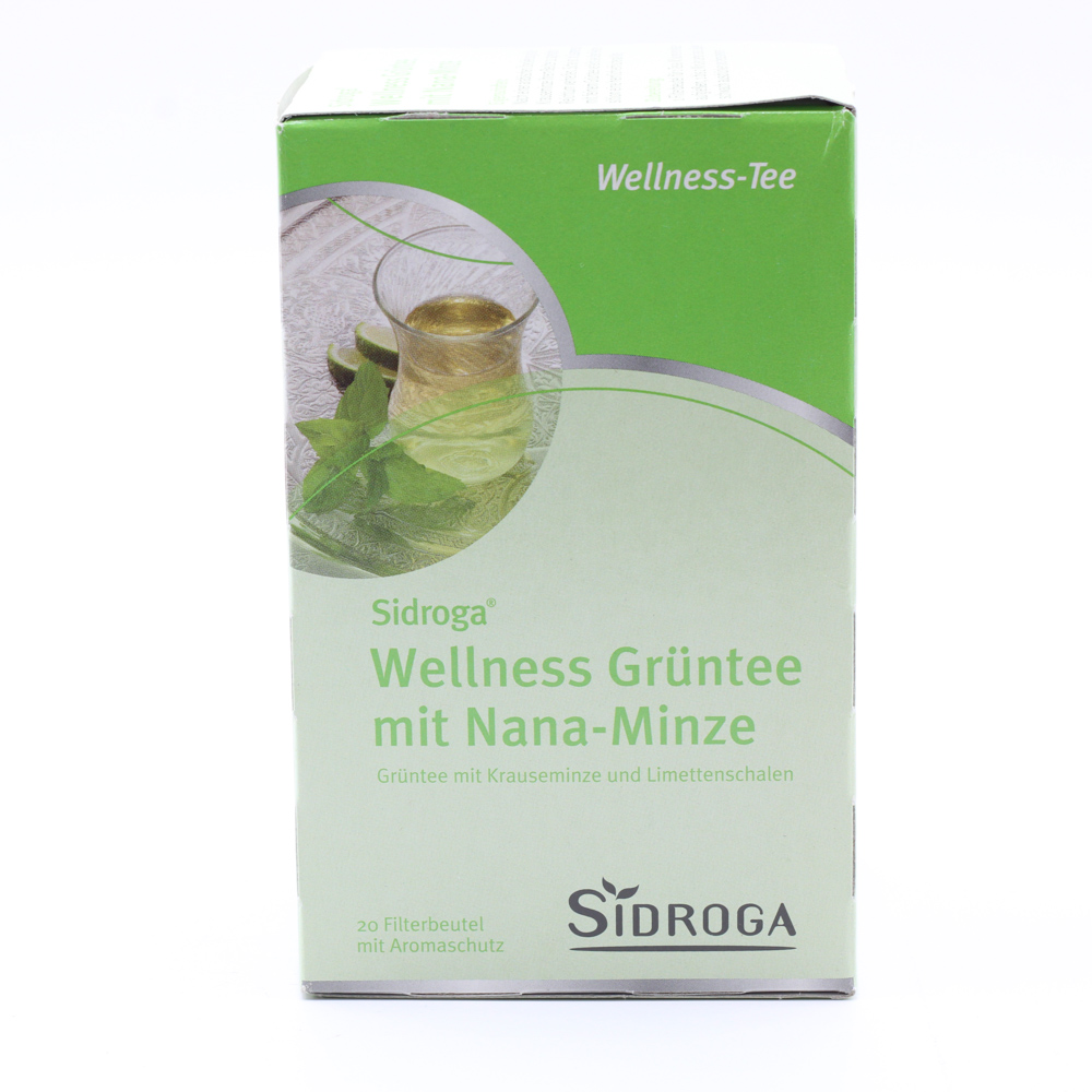 SIDROGA Wellness Grüntee m. Nana-Minze Filterb. SIDROGA Wellness Grüntee m. Nana-Minze Filterb.