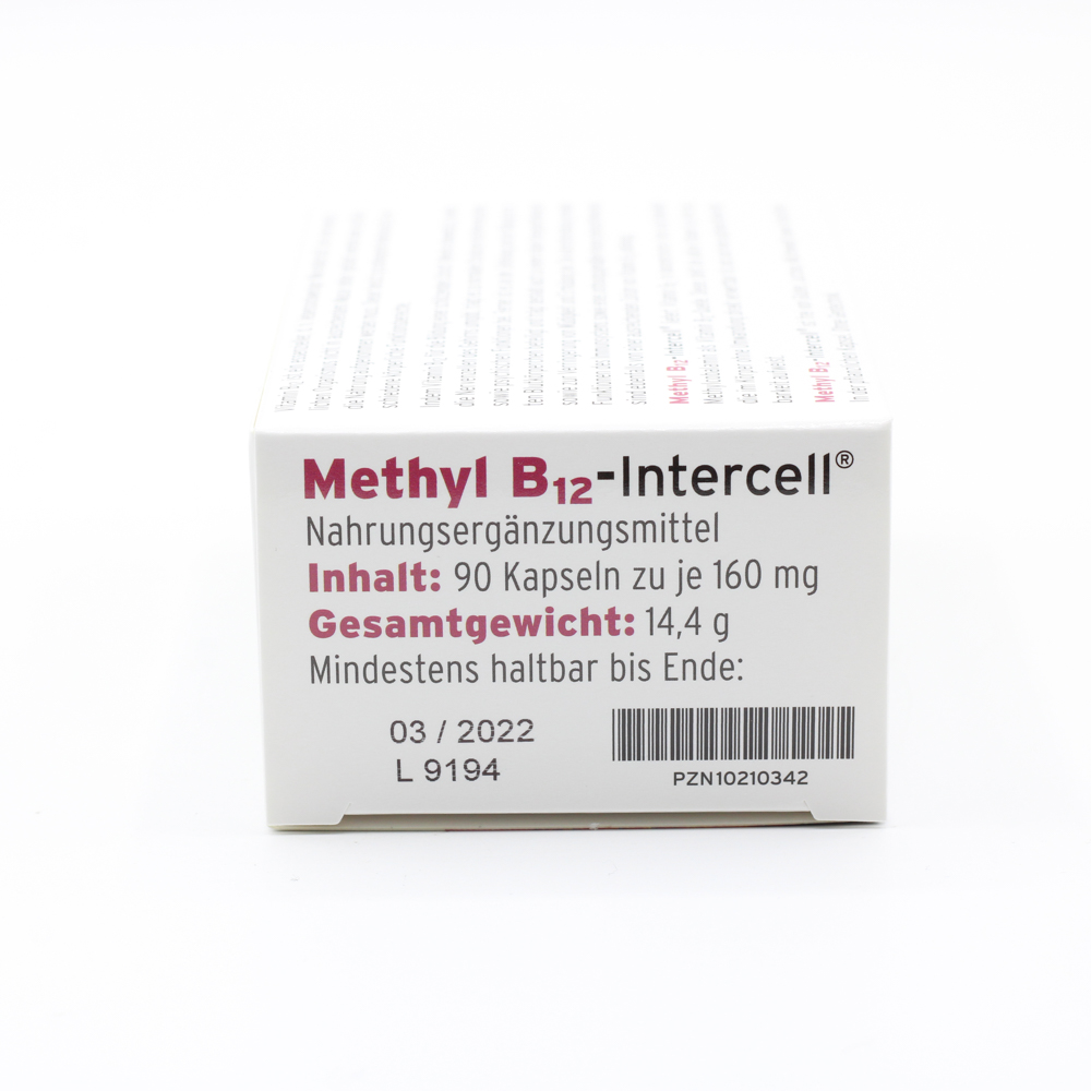 METHYL B12-Intercell magensaftresistente Kapseln METHYL B12-Intercell magensaftresistente Kapseln